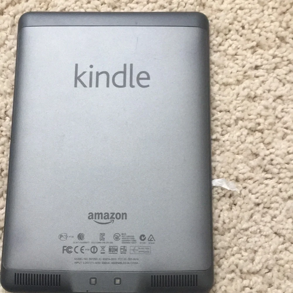 E-reader with Purple Protective Cover